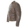 Frank Thomas B5 Antique Brown Leather Motorcycle Jacket Side                                                                                                                                                                                                   