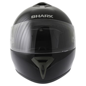 Shark S600 Black Full Face Motorcycle Helmet Front                                                                                                                                                                                                             