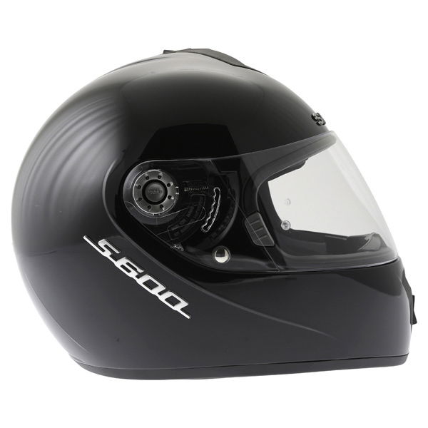 Shark S600 Black Full Face Motorcycle Helmet Right Side                                                                                                                                                                                                        
