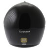 Shark S600 Black Full Face Motorcycle Helmet Back                                                                                                                                                                                                              