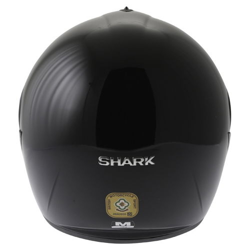 Shark S600 Black Full Face Motorcycle Helmet Back                                                                                                                                                                                                              
