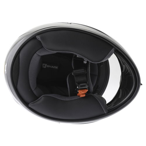 Shark S600 Black Full Face Motorcycle Helmet Inside                                                                                                                                                                                                            