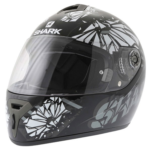 Shark S600 Poonky KAW Full Face Motorcycle Helmet Front Left                                                                                                                                                                                                   