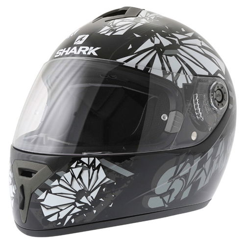 Shark S600 Poonky KAW Full Face Motorcycle Helmet Front Left                                                                                                                                                                                                   
