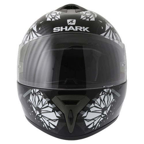 Shark S600 Poonky KAW Full Face Motorcycle Helmet Front                                                                                                                                                                                                        