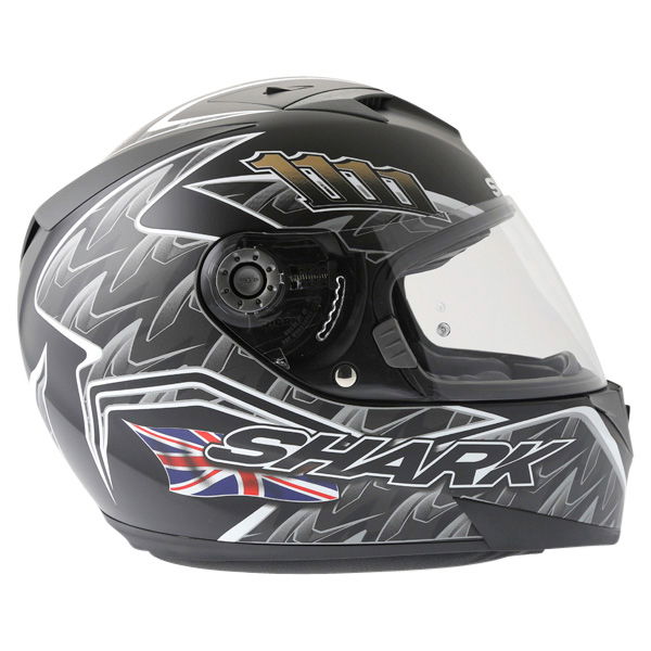 Shark S700S Foggy Replica KBS Full Face Motorcycle Helmet Right Side                                                                                                                                                                                           