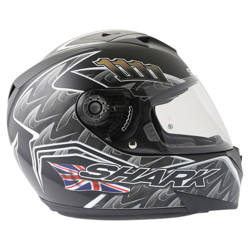 Shark S700S Foggy Replica KBS Full Face Motorcycle Helmet Right Side                                                                                                                                                                                           