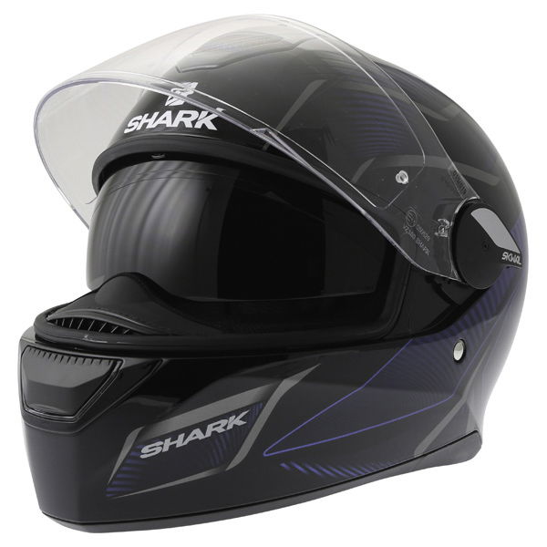Shark SKWAL Flynn KAB Full Face Motorcycle Helmet Open With Sun Visor                                                                                                                                                                                          