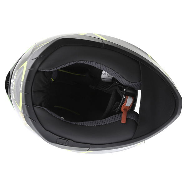 Shark SKWAL Flynn KYA Full Face Motorcycle Helmet Inside                                                                                                                                                                                                       