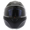 Shark Evo-one Matt Black Flip Front Motorcycle Helmet Front                                                                                                                                                                                                    