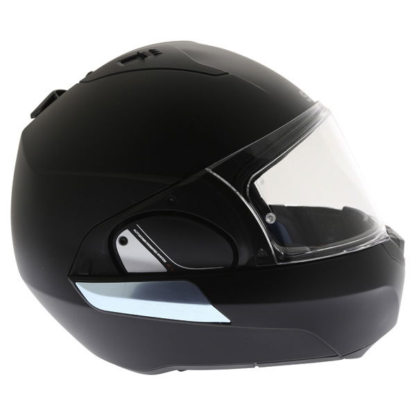 Shark Evo-one Matt Black Flip Front Motorcycle Helmet Right Side                                                                                                                                                                                               