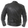 Frank Thomas B5 Black Leather Motorcycle Jacket Back                                                                                                                                                                                                           