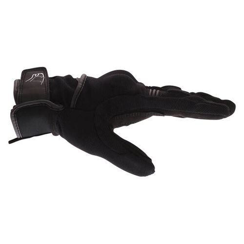 Bering Fletcher Black Motorcycle Gloves Thumb side                                                                                                                                                                                                             