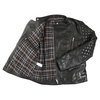 Frank Thomas B5 Black Leather Motorcycle Jacket Inside                                                                                                                                                                                                         