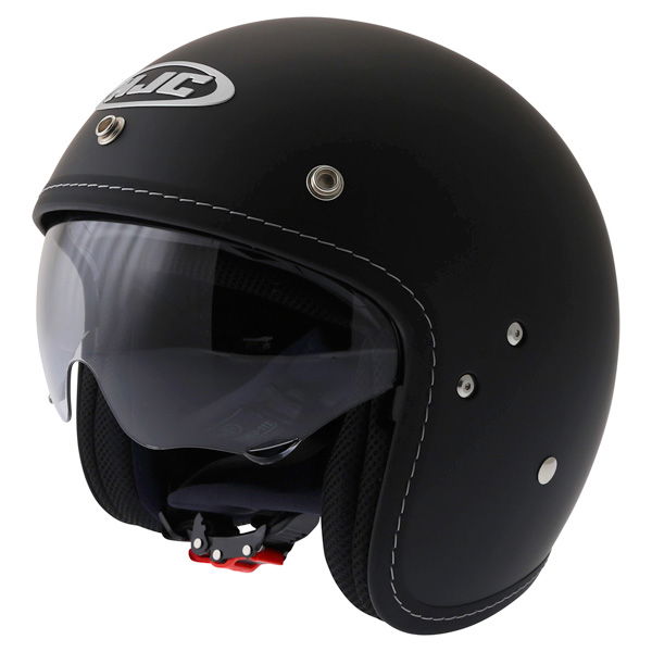 HJC FG-70S Matt Black Open Face Motorcycle Helmet Inside                                                                                                                                                                                                       