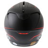 HJC IS-17 Lank Black Red Full Face Motorcycle Helmet Back                                                                                                                                                                                                      