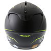 HJC IS-17 Lank Black Yellow Full Face Motorcycle Helmet Back                                                                                                                                                                                                   