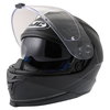 HJC IS-17 Lank Black Full Face Motorcycle Helmet Open With Sun Visor                                                                                                                                                                                           