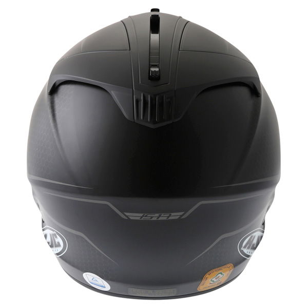 HJC IS-17 Lank Black Full Face Motorcycle Helmet Back                                                                                                                                                                                                          