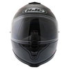 HJC IS-17 Lank Black Pink Ladies Full Face Motorcycle Helmet Front                                                                                                                                                                                             
