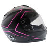 HJC IS-17 Lank Black Pink Ladies Full Face Motorcycle Helmet Right Side                                                                                                                                                                                        