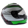HJC IS-17 Tridents Green White Black Full Face Motorcycle Helmet Right Side                                                                                                                                                                                    