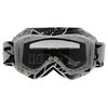 BKS Kids White Motocross Goggles Front                                                                                                                                                                                                                         