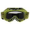 BKS Kids Yellow Motocross Goggles Front                                                                                                                                                                                                                        