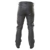 BKS K9 Kevlar Black Leather Motorcycle Jeans Rear                                                                                                                                                                                                              
