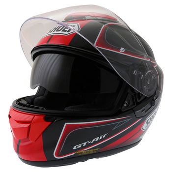 Shoei GT-Air Expanse TC-1 Full Face Motorcycle Helmet Open with sun visor                                                                                                                                                                                      