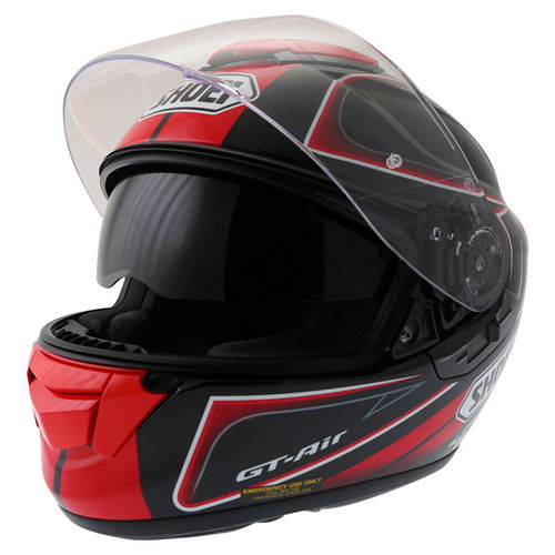 Shoei GT-Air Expanse TC-1 Full Face Motorcycle Helmet Open with sun visor                                                                                                                                                                                      