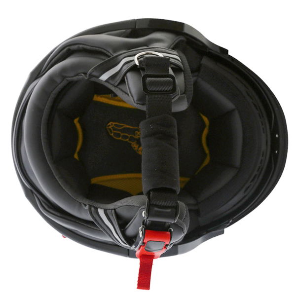 Scorpion EXO 100 Matt Black Open Face Motorcycle Helmet Inside                                                                                                                                                                                                 