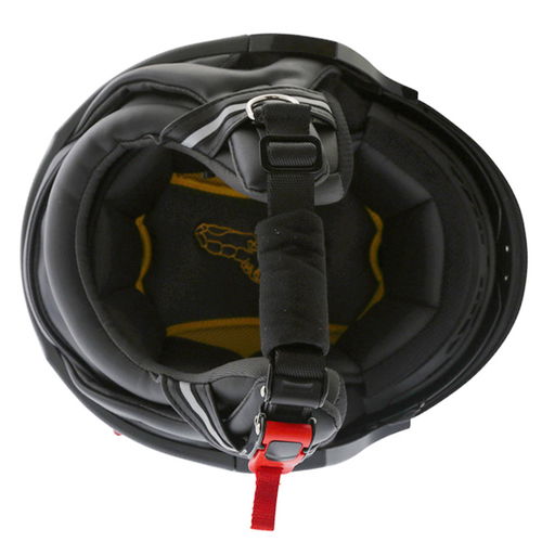Scorpion EXO 100 Matt Black Open Face Motorcycle Helmet Inside                                                                                                                                                                                                 