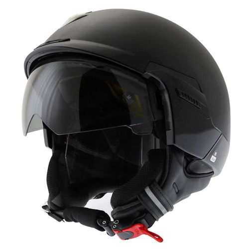 Scorpion EXO 100 Matt Black Open Face Motorcycle Helmet Without Peak                                                                                                                                                                                           