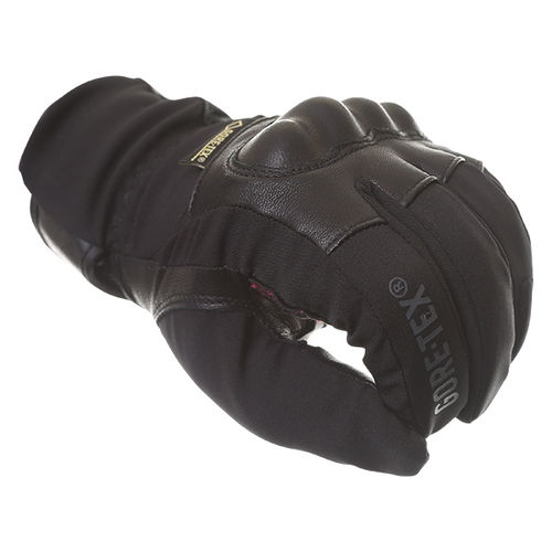 Bering Yucca Black Goretex Waterproof Motorcycle Gloves Knuckle                                                                                                                                                                                                
