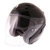 Scorpion Exo 220 Black Open Face Motorcycle Helmet Visor and Sun Visor                                                                                                                                                                                         