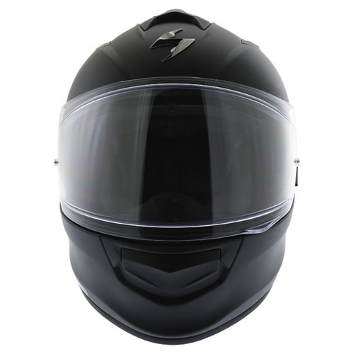 Scorpion Exo 510 Matt Black Full Face Motorcycle Helmet Front                                                                                                                                                                                                  