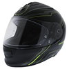 Scorpion Exo 510 Sync Black Yellow Full Face Motorcycle Helmet Front Left                                                                                                                                                                                      