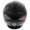 Scorpion Exo 510 Stage Black Silver Red Full Face Motorcycle Helmet Back                                                                                                                                                                                       
