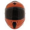 Scorpion Exo 920 Neon Red Flip Front Motorcycle Helmet Front                                                                                                                                                                                                   