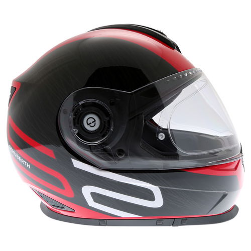 Schuberth S2 Sport Drag Red Full Face Motorcycle Helmet Back                                                                                                                                                                                                   
