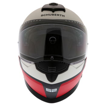 Schuberth S2 Sport Elite Red Full Face Motorcycle Helmet Front                                                                                                                                                                                                 