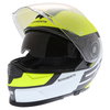 Schuberth S2 Sport Elite Yellow Full Face Motorcycle Helmet Open With Sun Visor                                                                                                                                                                                
