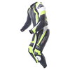 RST Pro Series Cpxc 1033 Mens Black Fluo Green White Leather Motorcycle Suit Racing crouch                                                                                                                                                                     