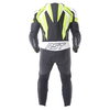 RST Pro Series Cpxc 1033 Mens Black Fluo Green White Leather Motorcycle Suit Back                                                                                                                                                                              