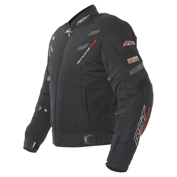 RST Pro Series Ventilator 1702 Mens Black Textile Motorcycle Jacket Side                                                                                                                                                                                       