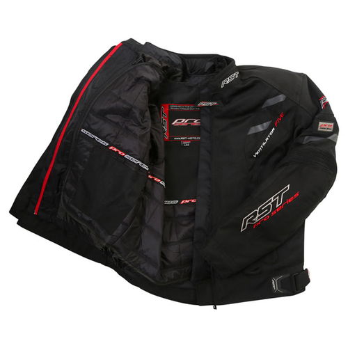 RST Pro Series Ventilator 1702 Mens Black Textile Motorcycle Jacket Inside                                                                                                                                                                                     