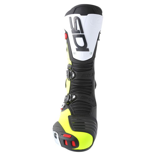 Sidi Mag 1 Black Yellow Motorcycle Boots Front                                                                                                                                                                                                                 