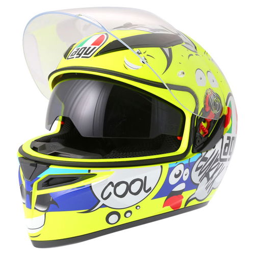 AGV K3 SV Groovy Full Face Motorcycle Helmet Open With Sun Visor                                                                                                                                                                                               