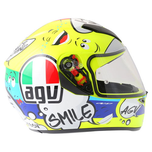 AGV K3 SV Groovy Full Face Motorcycle Helmet Right Side                                                                                                                                                                                                        